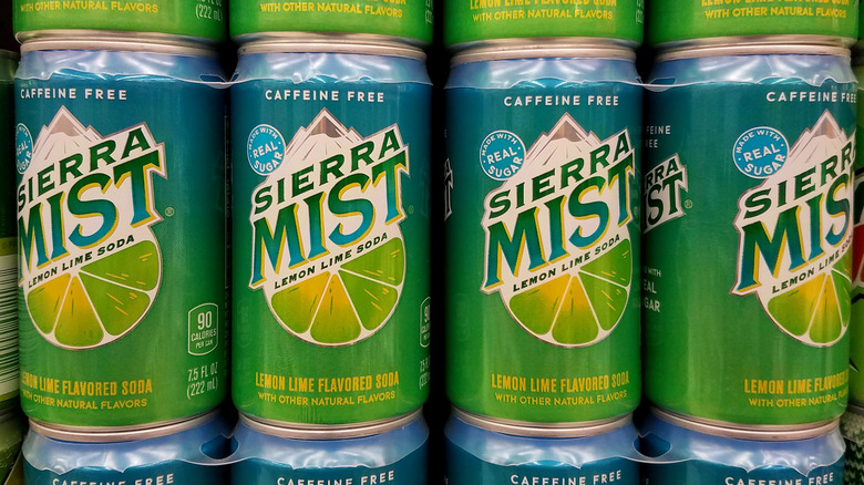 Cans of Sierra Mist