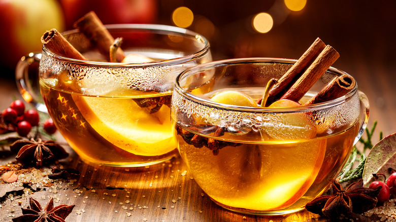 Hot toddy with apple cider