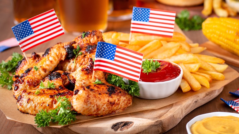 grilled food to celebrate July 4th