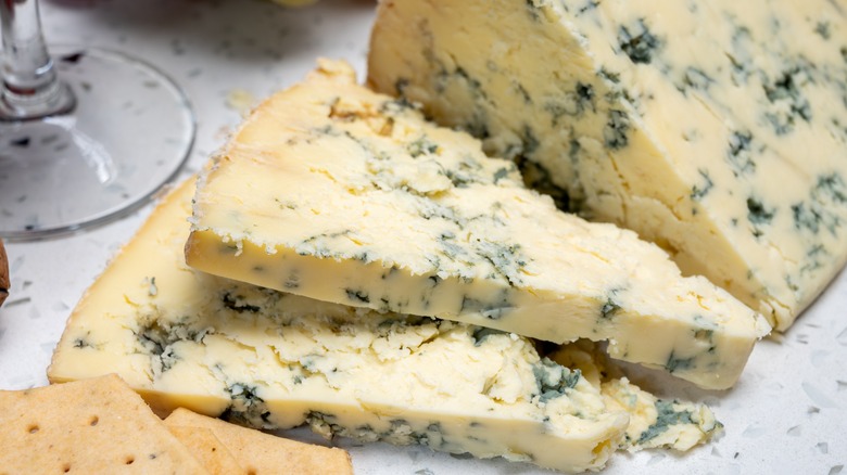 English blue stilton cheese