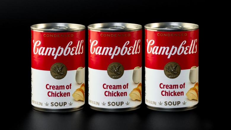 Cans of Campbell's soup