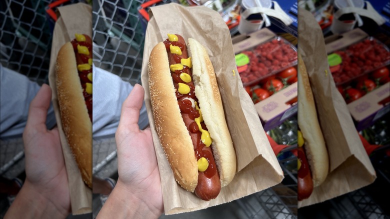 Costco food court hot dog