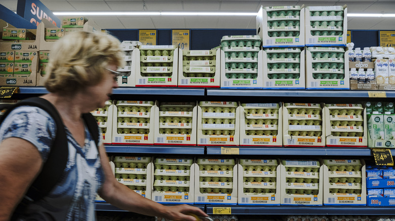 supermarket eggs in Europe