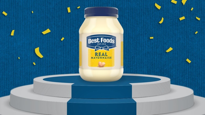 Jar of Best Foods mayonnaise