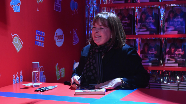 Ina Garten at a book-signing event