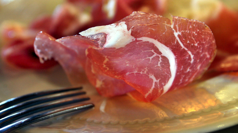 Sliced culatello