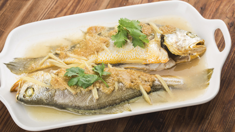 Two Chinese whole fish