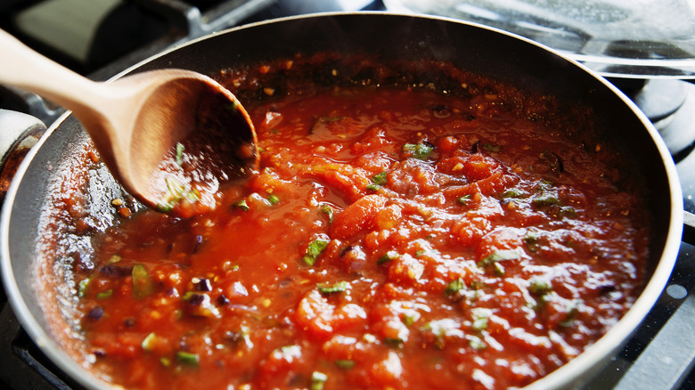 Fresh tomato pasta sauce 