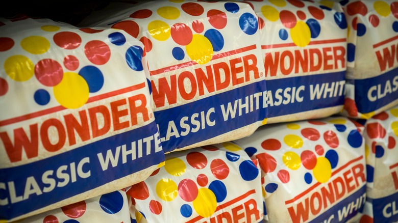 Bags of Wonder Bread