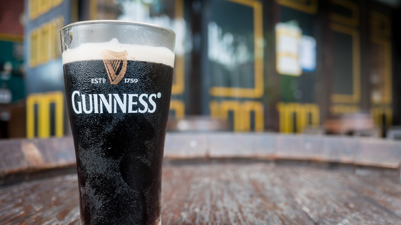 Irish Guinness stout beer