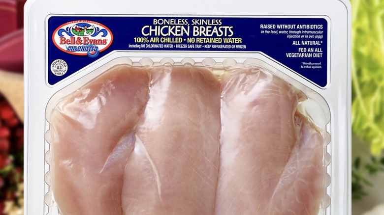 Air-chilled chicken breasts 