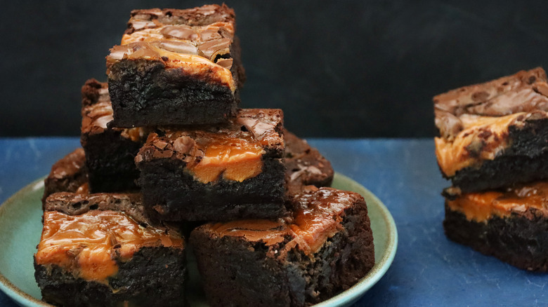 salted caramel brownies