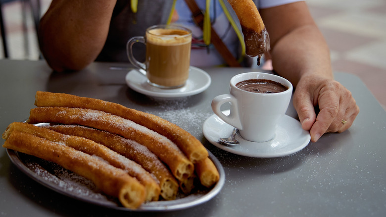 Spanish Hot Chocolate with Churros