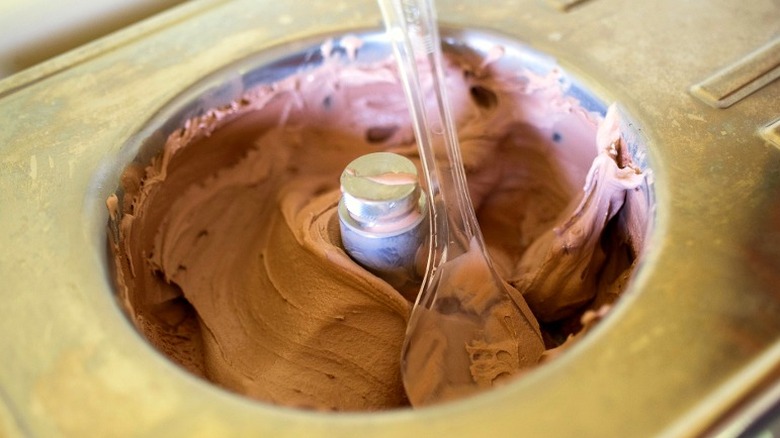 Chocolate ice cream base