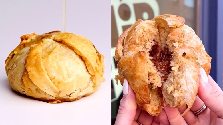 phyllo dough wrapped cookie