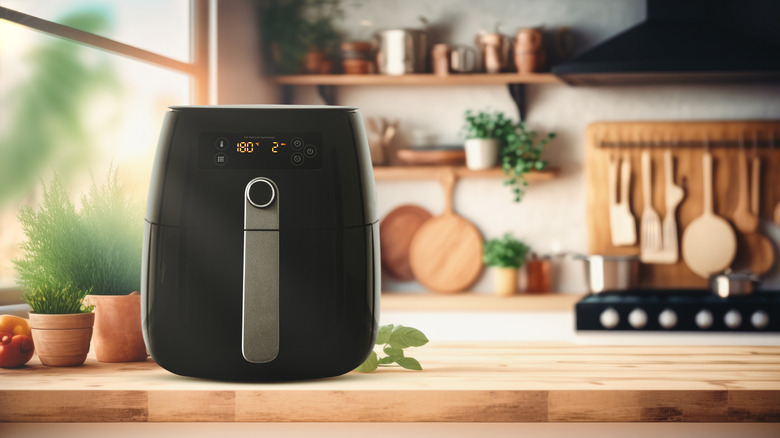 Air fryer on kitchen counter