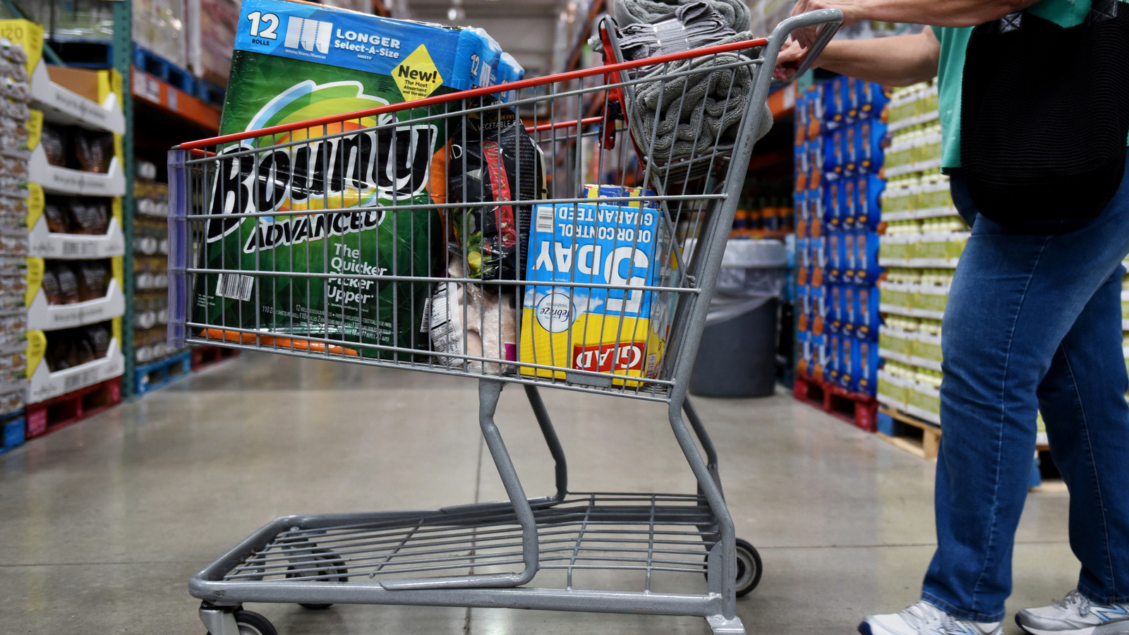 Your Costco Cart Has A Special Feature For Wine Bottles