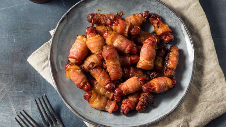 pigs in a blanket with bacon