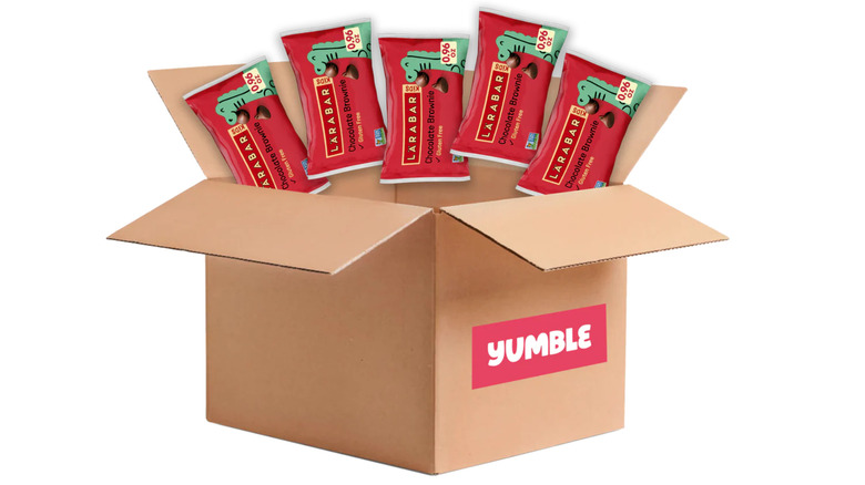 Yumble snack box with brownies
