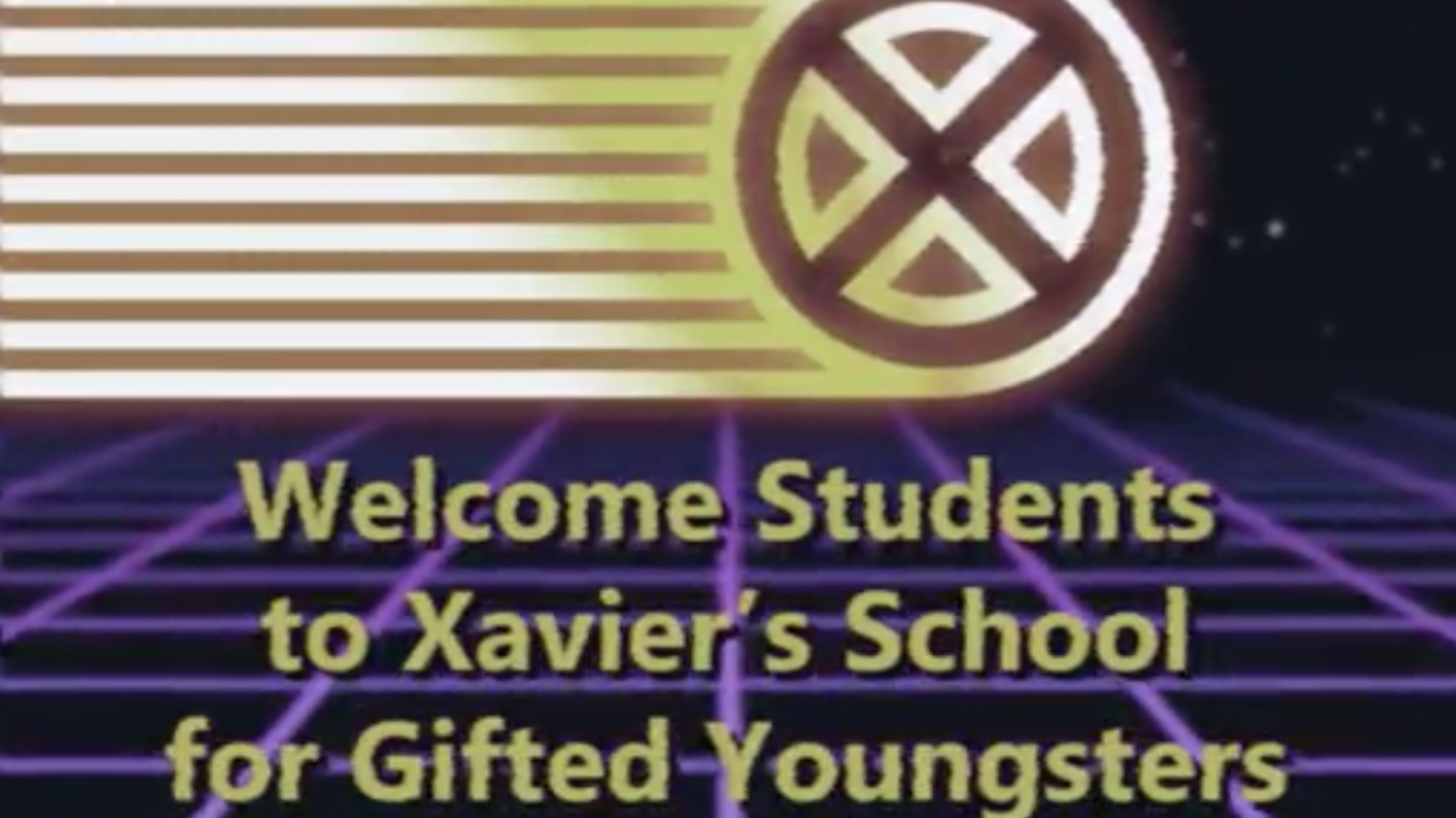 Xavier School retro promo