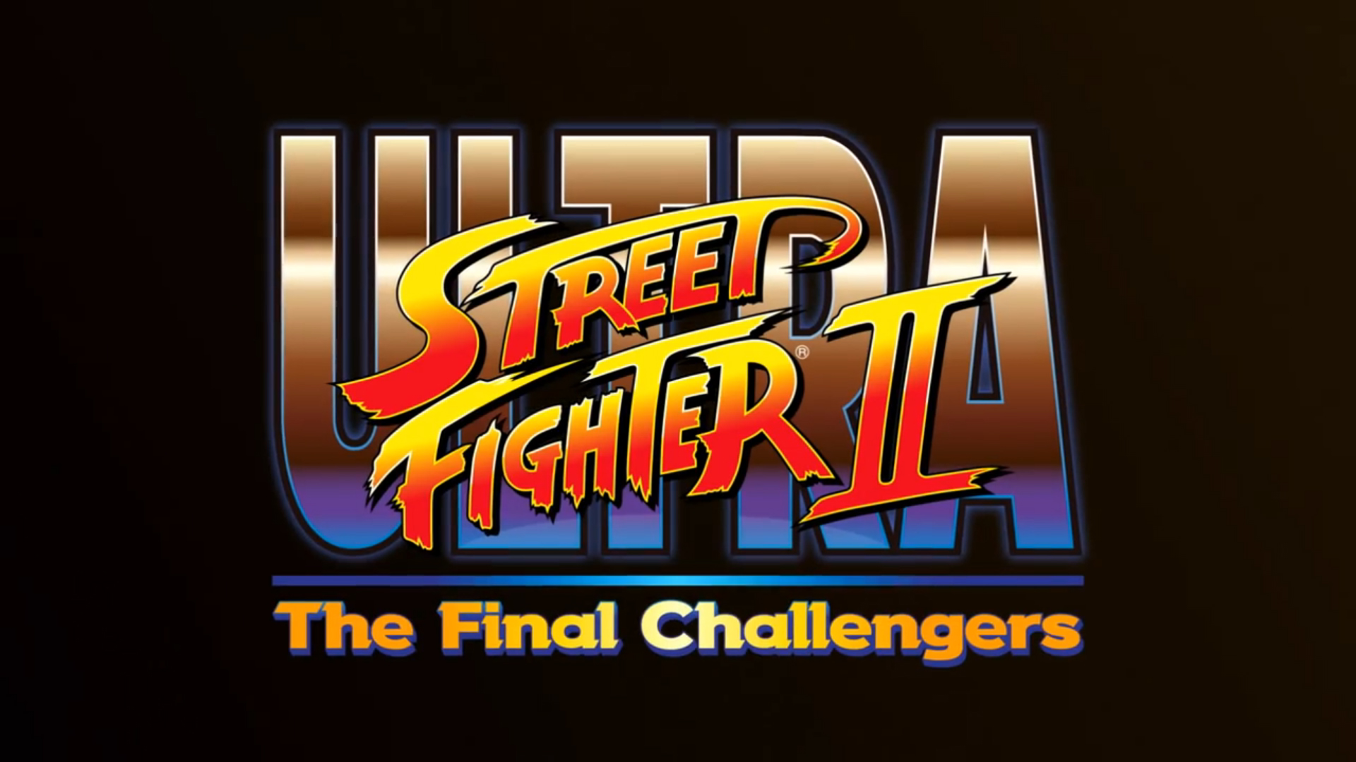 Ultra Street Fighter 2 Title Screen