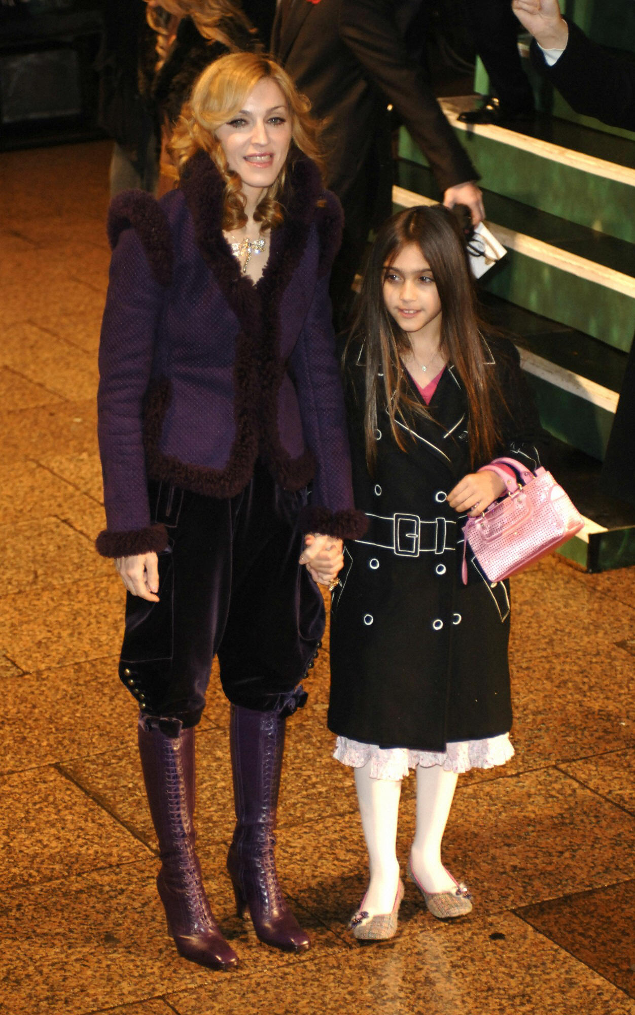 American singer Madonna and daughter Lou