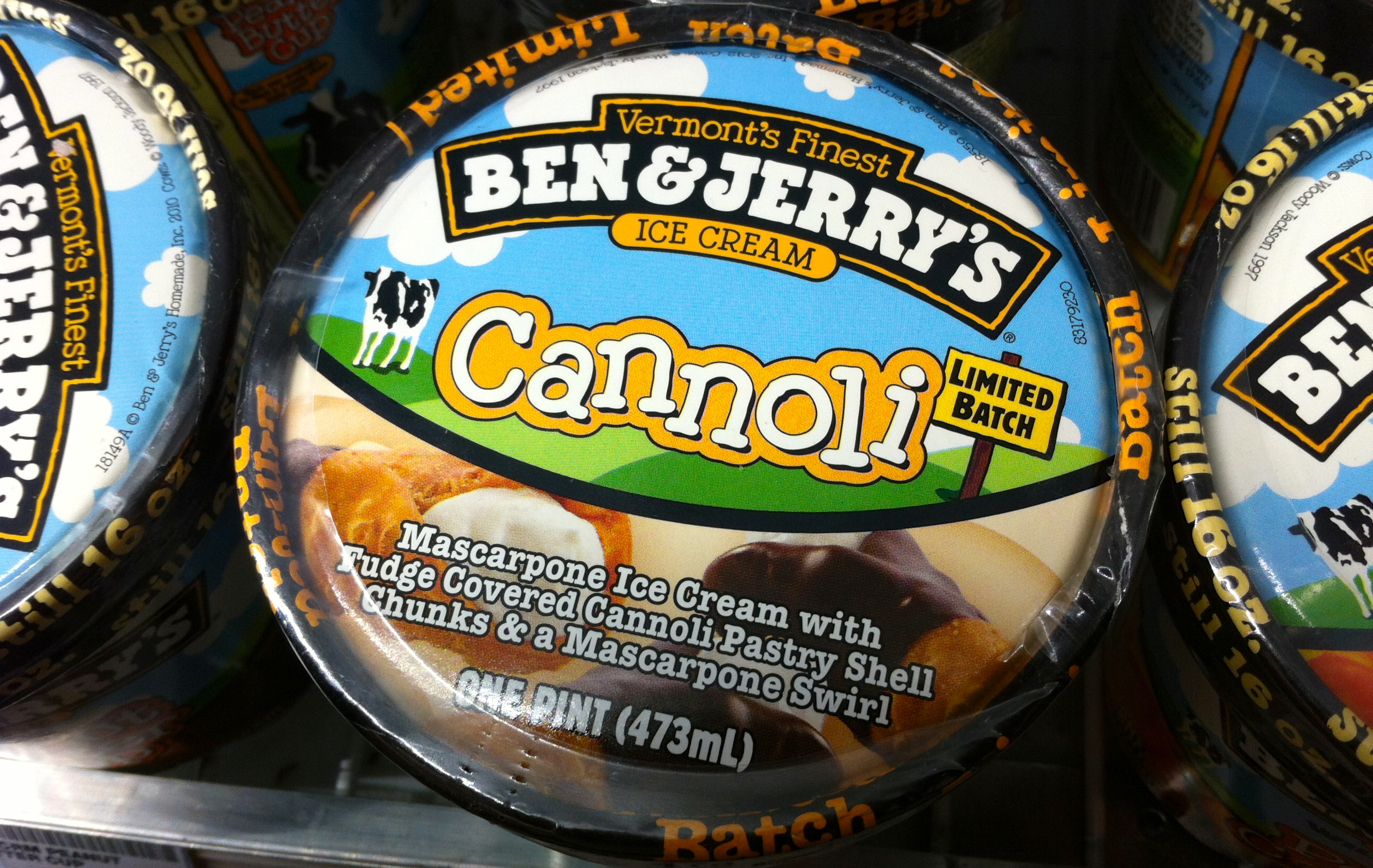 The Hunt For Ben Jerry S Cannoli Ice Cream Food Republic