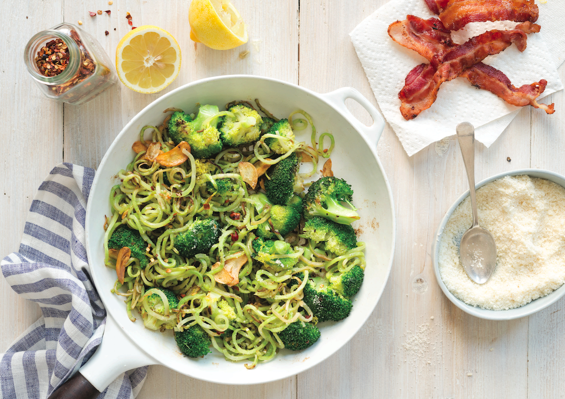 spiral broccoli with lemon recipe