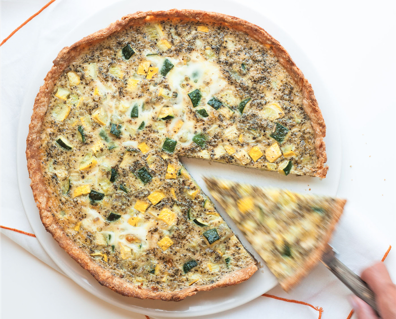 Bake It Now Summer Squash Gruyére Quiche Food Republic