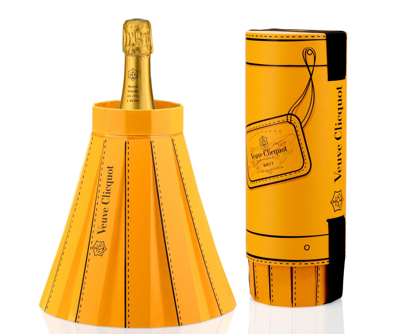 Design Veuve Clicquot's Holiday Bottles Through The Ages Food Republic