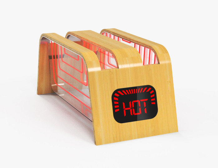 Glass-Sided Toaster: Watch it Burn