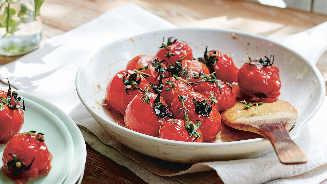 Roast Tomatoes With Lemon Thyme, Now In Full Season!