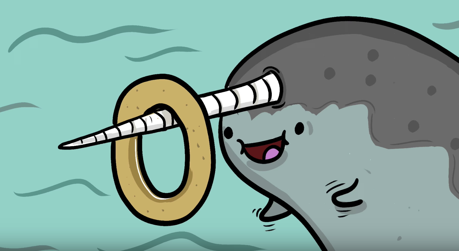 World Record Set For "Most Art Featuring A Narwhal Eating A Bagel"...